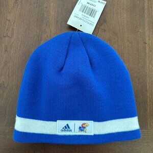 NWT Kansas Jayhawks Adidas Beanie
